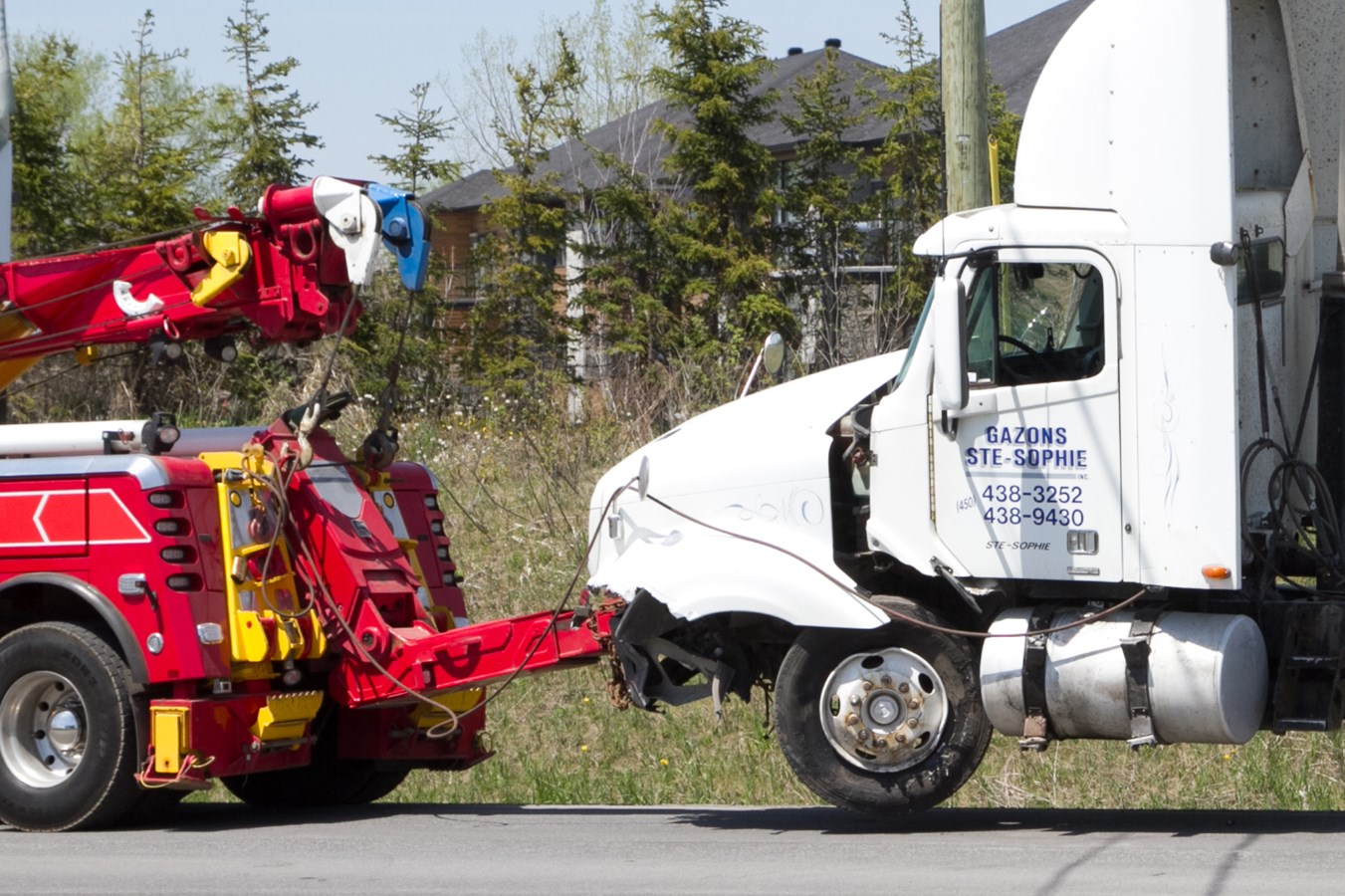 Un accident fait un blessé sur le chemin de la Côte-Nord