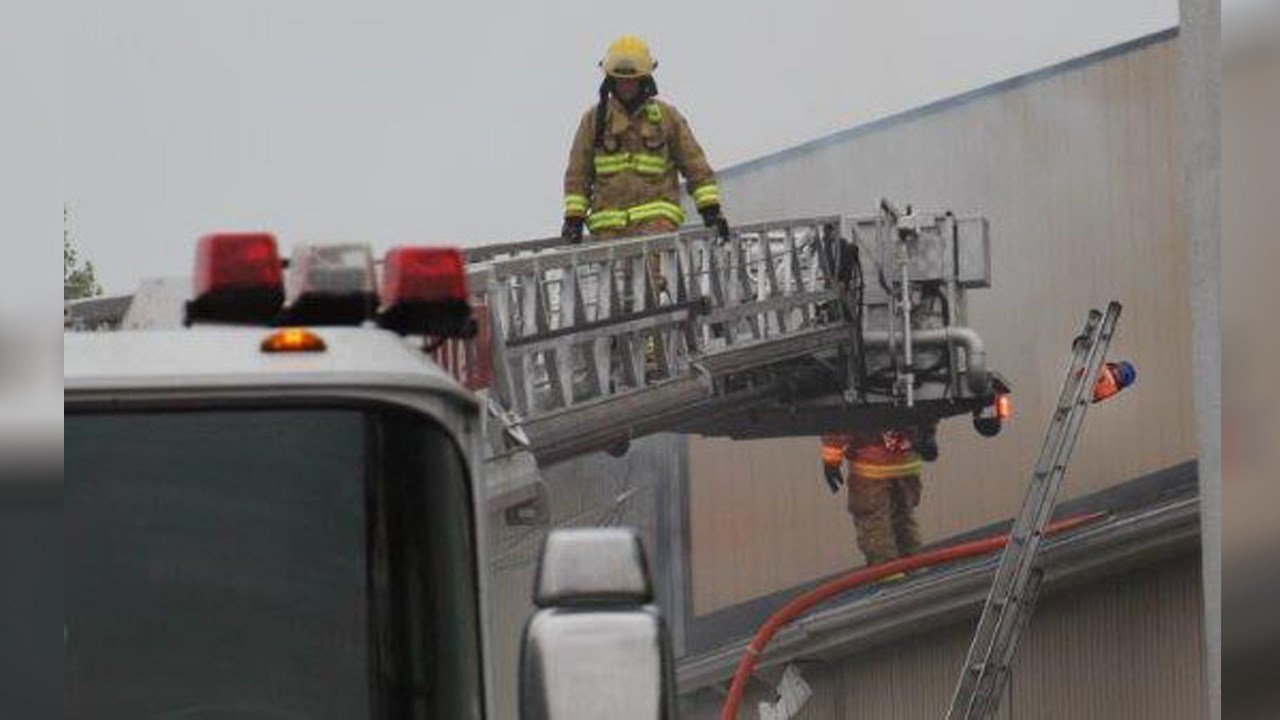 Incendie dans un commerce de Blainville