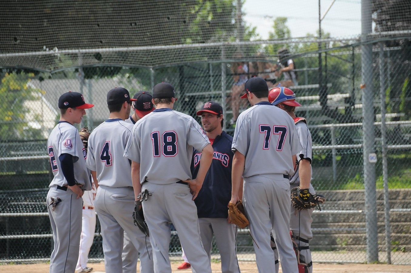 Les Bisons et les Diamants séparent un double