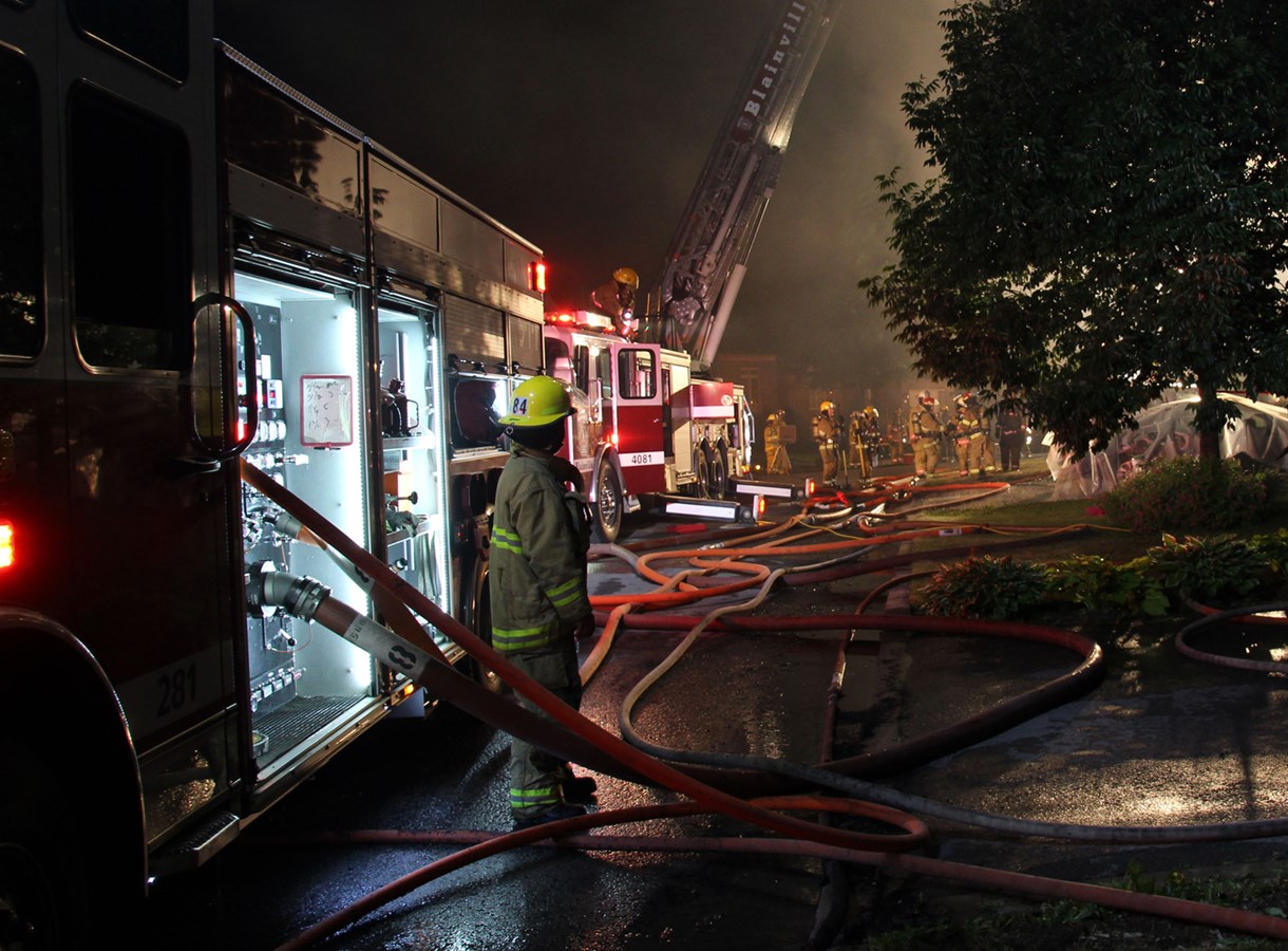 Deux résidences de Blainville sont la proie des flammes