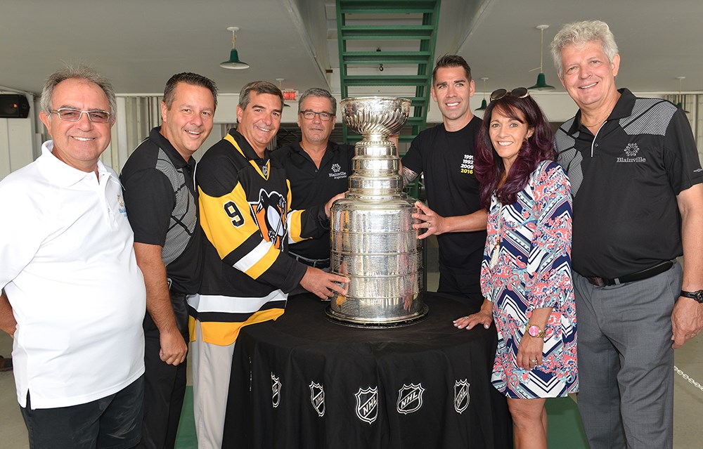 Alain Portelance (conseiller de la Côte-Saint-Louis), Patrick Marineau (conseiller des Hirondelles), Richard Perreault (maire), Guy Frigon (conseiller du Plan-Bouchard), Pascal Dupuis (joueur Penguins de Pittsburgh), Marie-Claude Collin (conseillère du Blainvillier), Serge Paquette (conseiller Saint-Rédempteur)