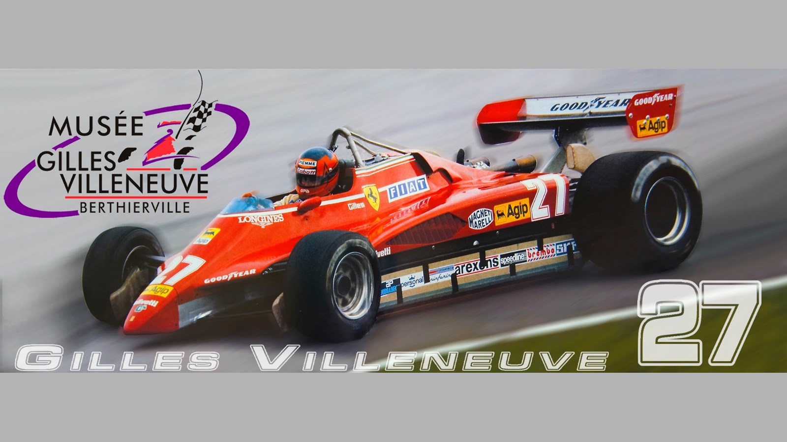 Exposition souvenir Gilles Villeneuve au Super Auto-Show de Mirabel