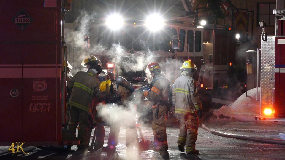 EN VIDÉO : Les flammes ravagent le spa Le Finlandais