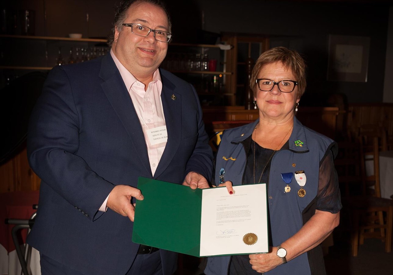 Ramez Ayoub souligne les 50 ans du Club Lions de Sainte-Thérèse