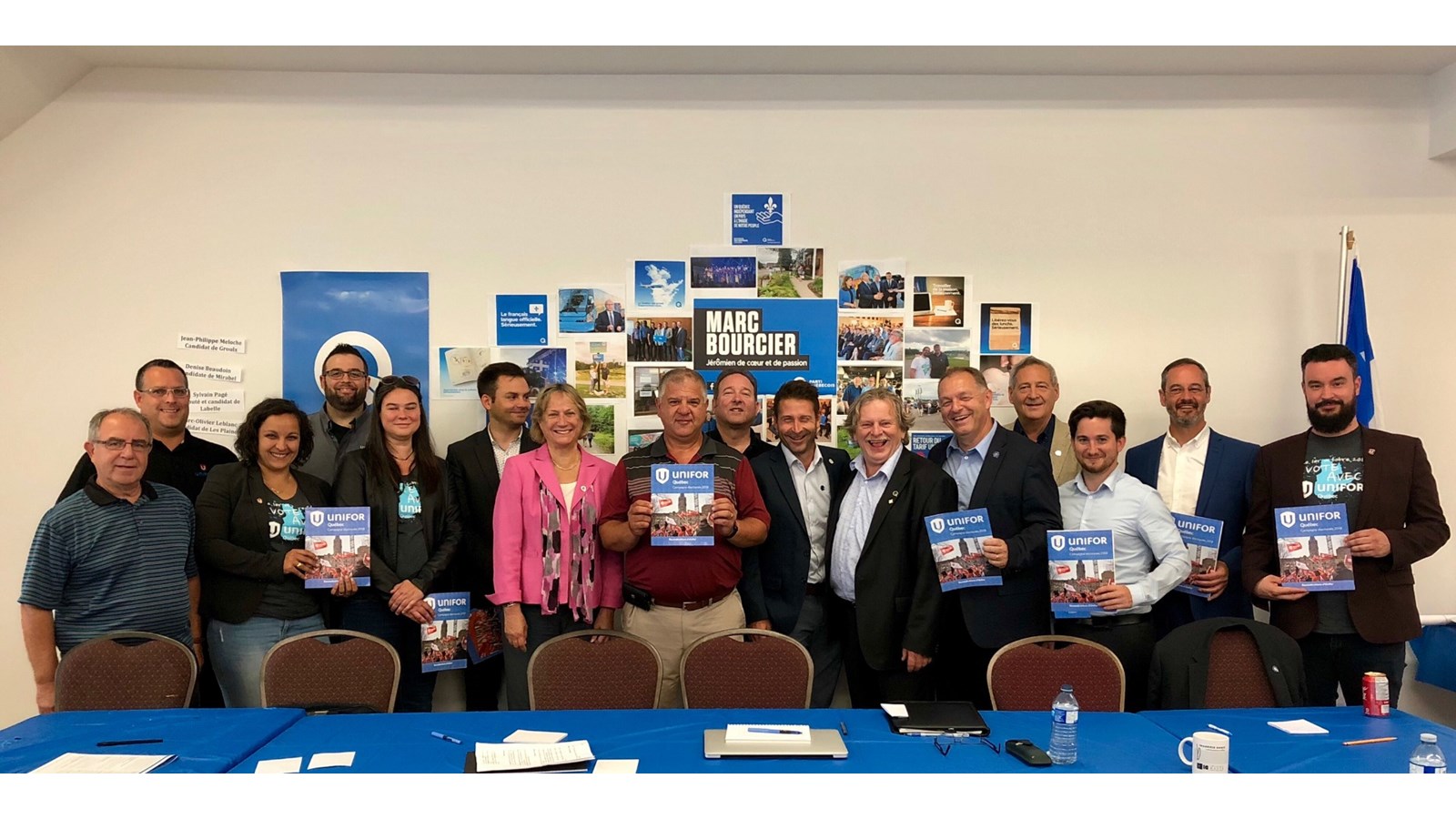 Le syndicat Unifor rencontre les candidats du Parti Québécois de la région des Laurentides