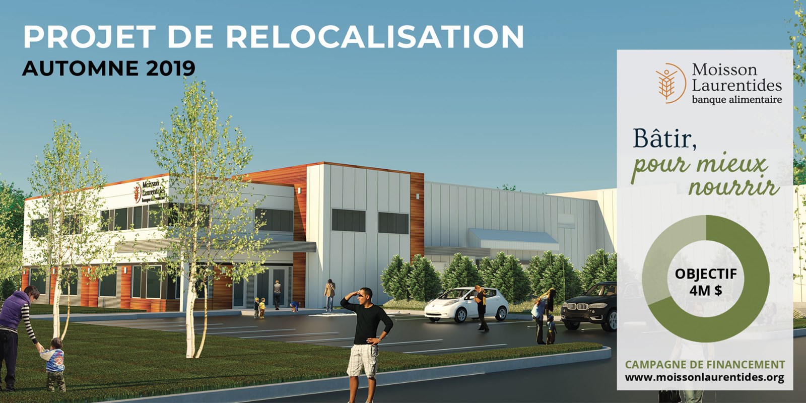 Syscomax entame une nouvelle construction afin de soutenir la cause de Moisson Laurentides
