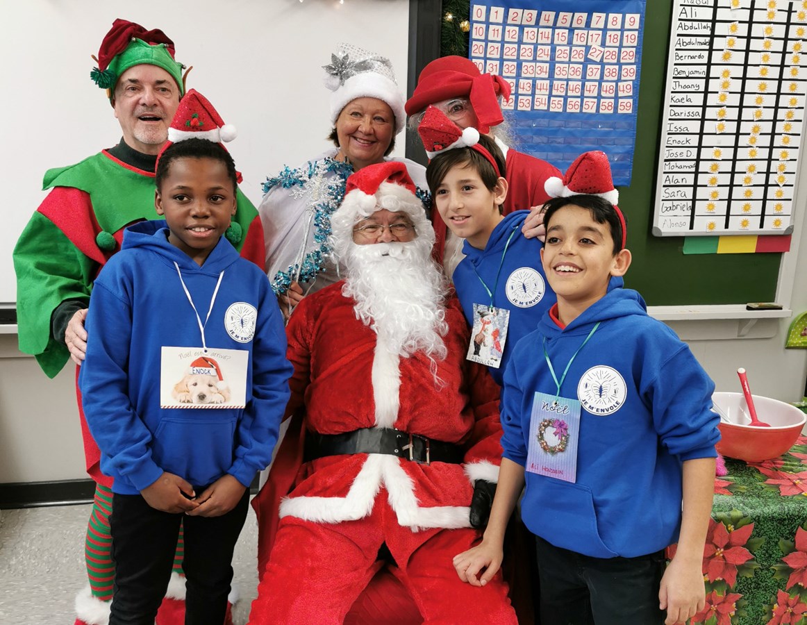 Une classe de francisation souligne un Noël intergénérationnel
