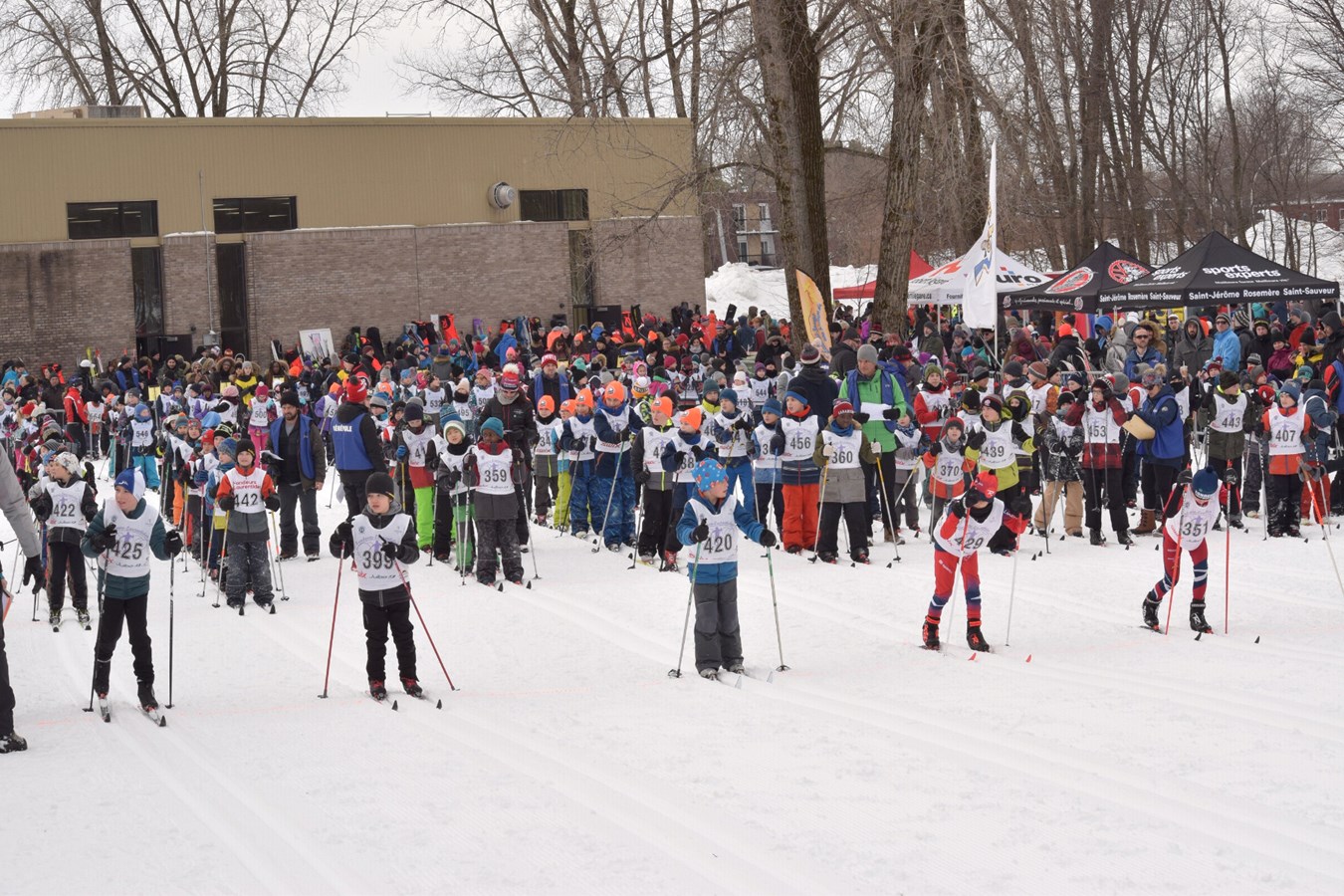 645 jeunes participaient à la qualification de la Coupe des Fondeurs, samedi dernier.