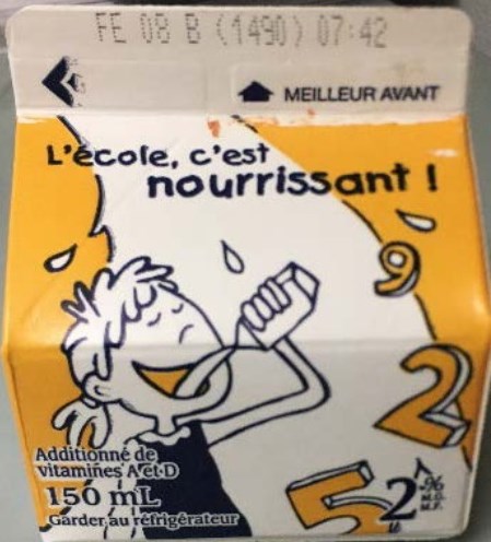 L'un des sept produits visés par le rappel.