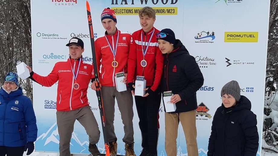 Podium des M16.