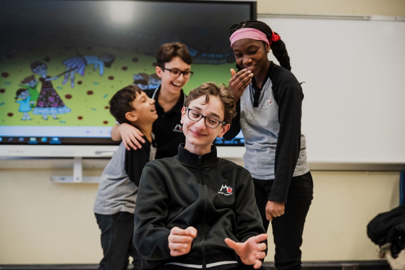 Des ateliers ludiques pour encourager la persévérance scolaire des nouveaux arrivants