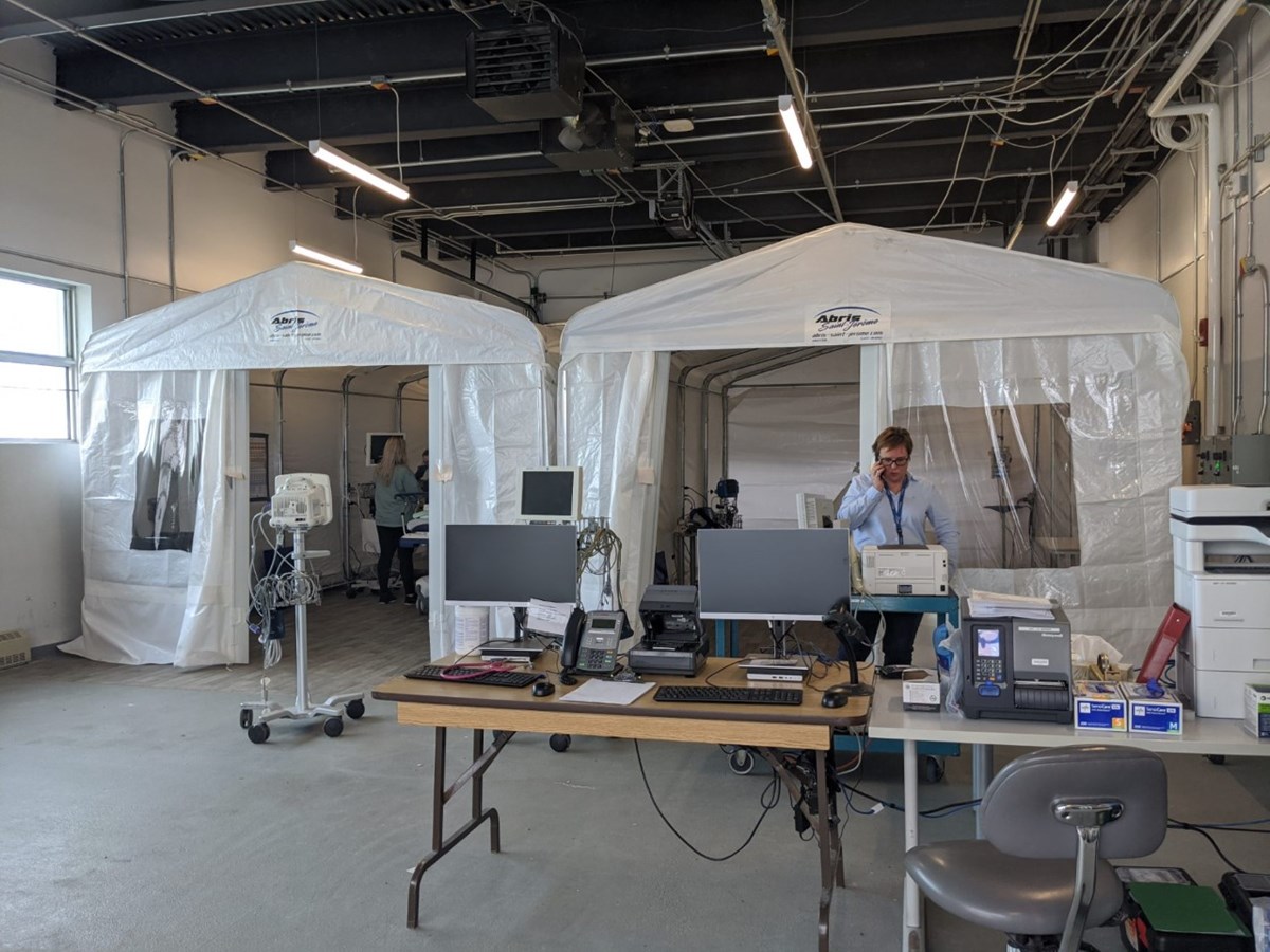 Le CISSS des Laurentides ajoute des aménagements de prétriage devant ses urgences