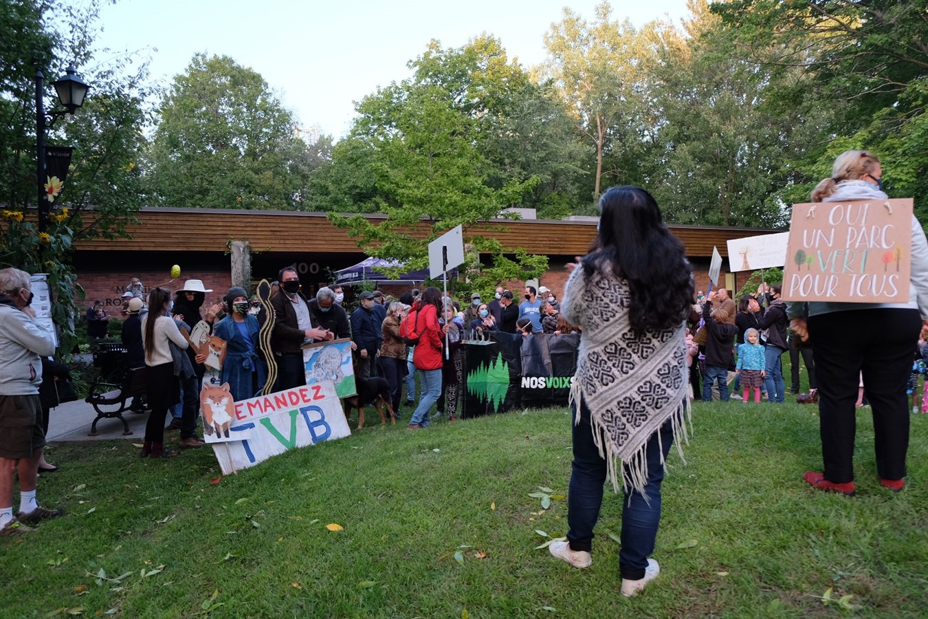 Préservation de l’ancien site du golf de Rosemère: une centaine de citoyens se mobilisent
