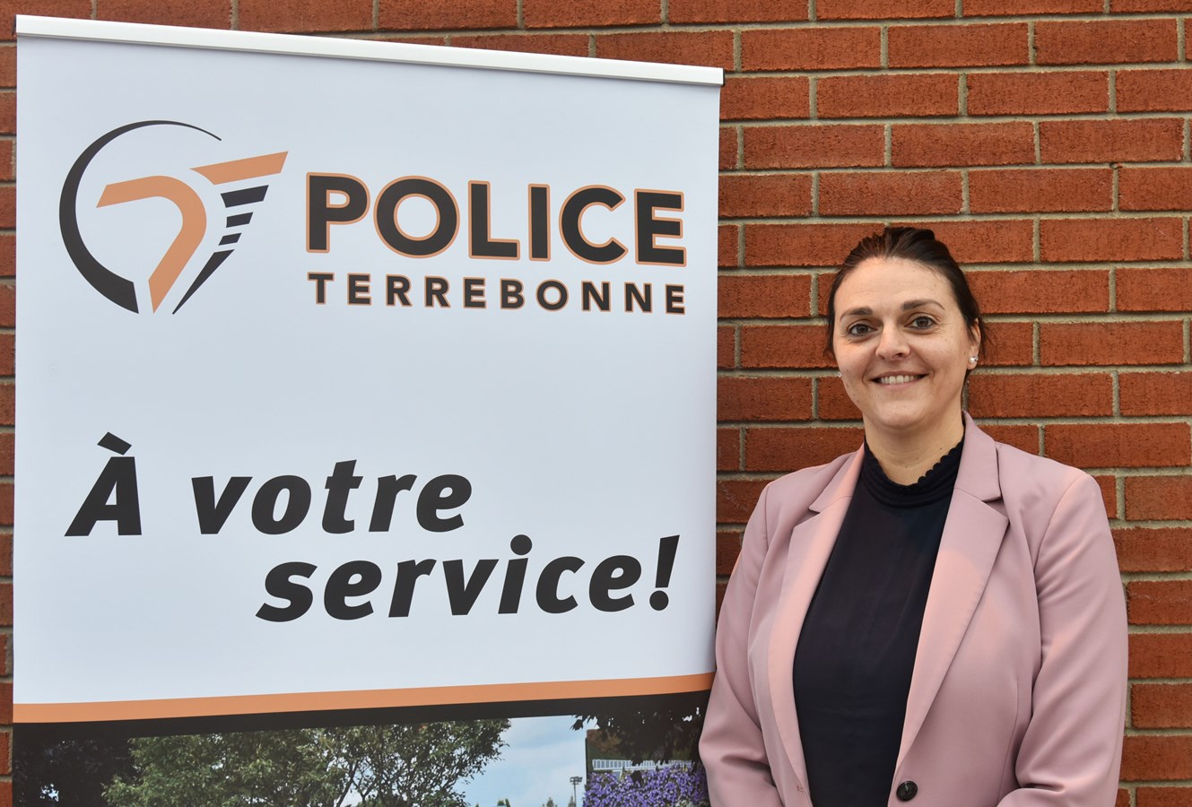Une première femme capitaine au Service de police de Terrebonne