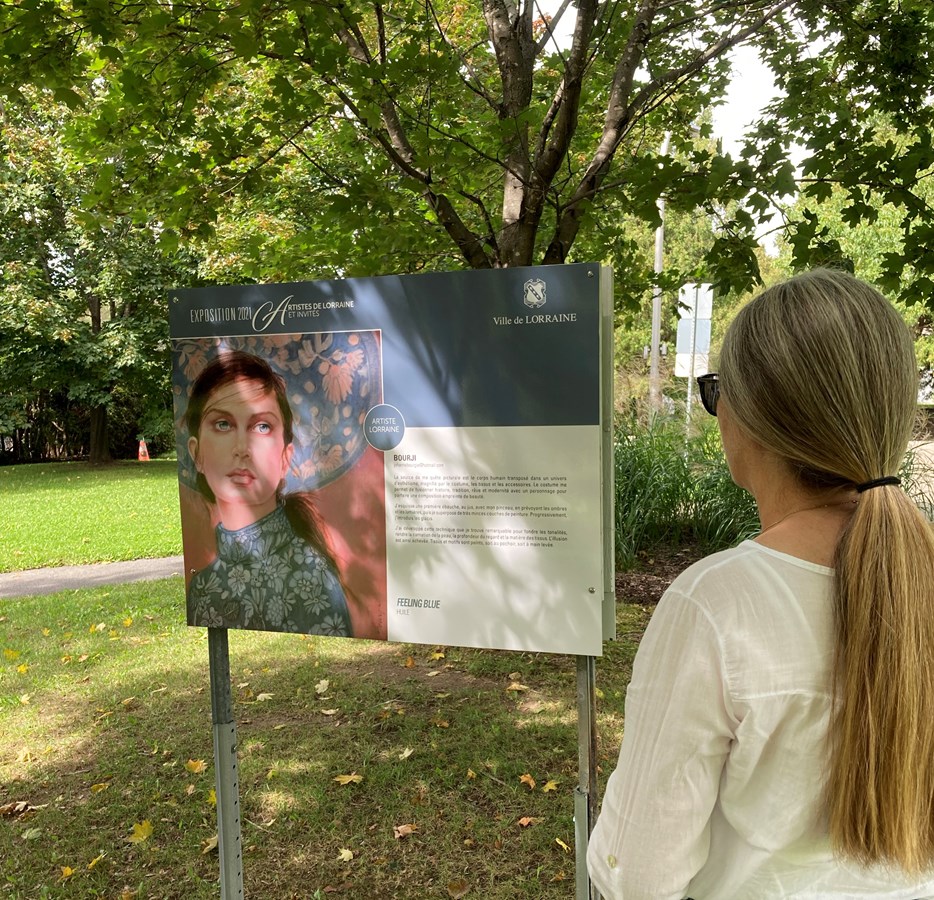 Exposition d'artistes dans deux parcs municipaux
