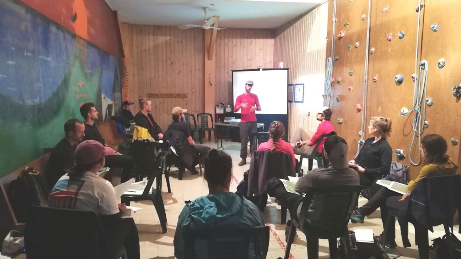 Le camp des profs, un happening en plein air