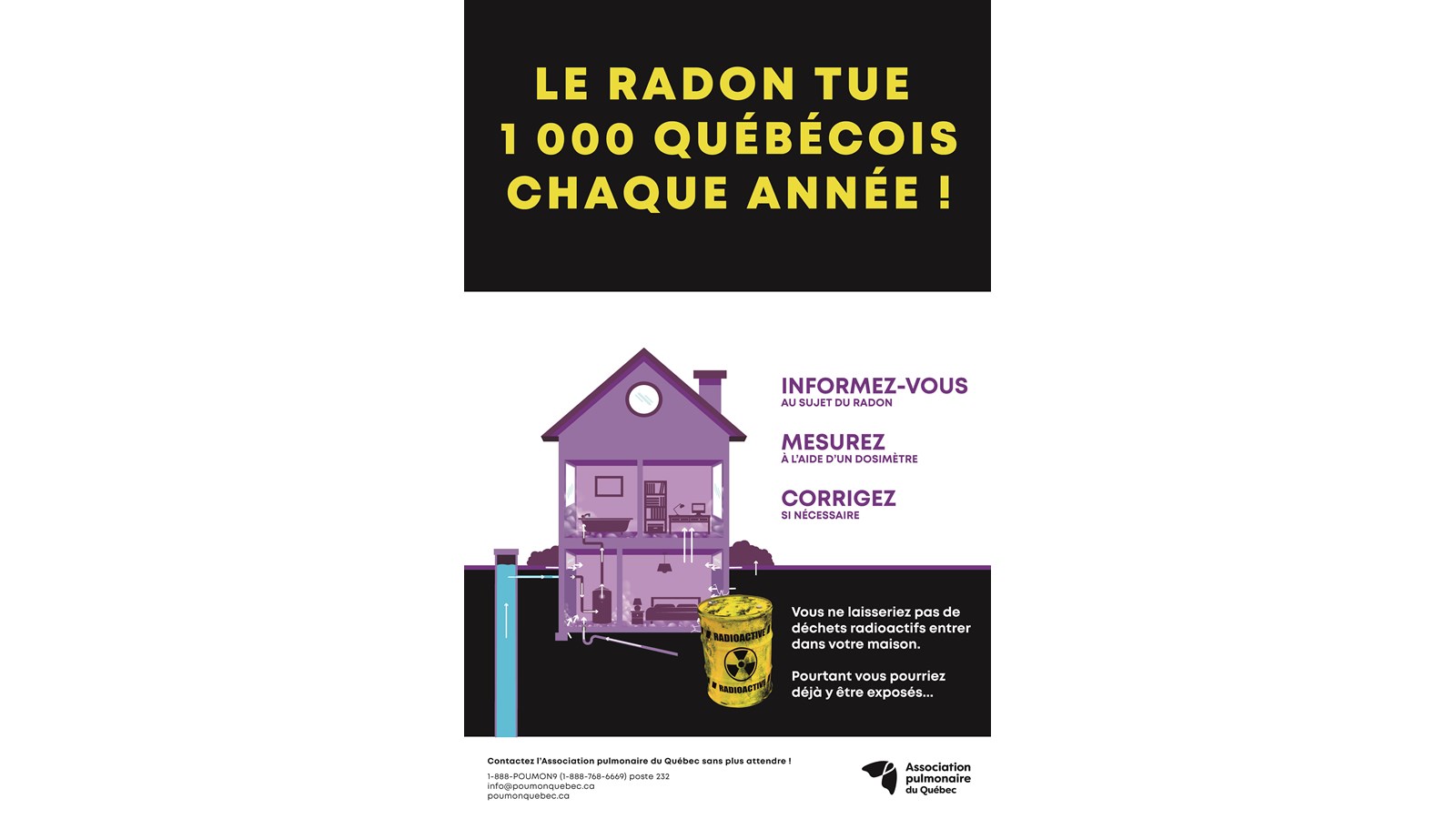 Rosemère encourage les citoyens à mesurer le radon dans leur maison