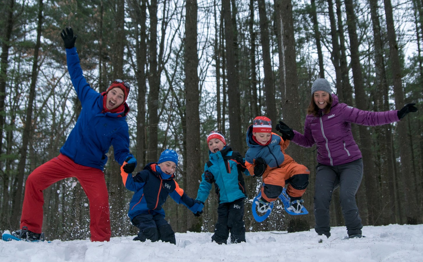 Une relâche scolaire pleine de rires et d’hiver au parc national d'Oka