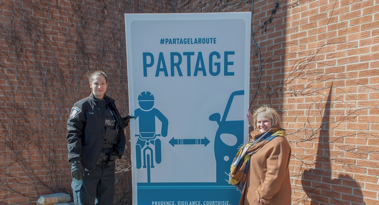 Campagne de sensibilisation #Partagelaroute