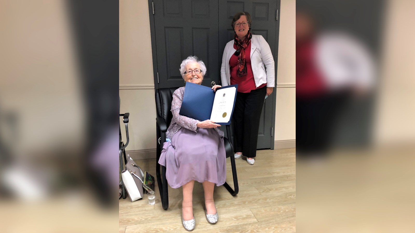 Une citoyenne de Sainte-Thérèse est honorée à l’occasion de son 100e anniversaire