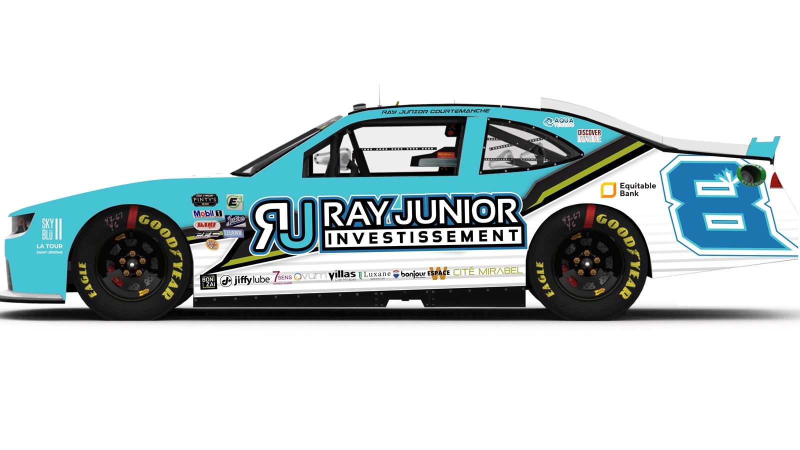 Le grand retour du pilote Nascar Ray Junior Courtemanche