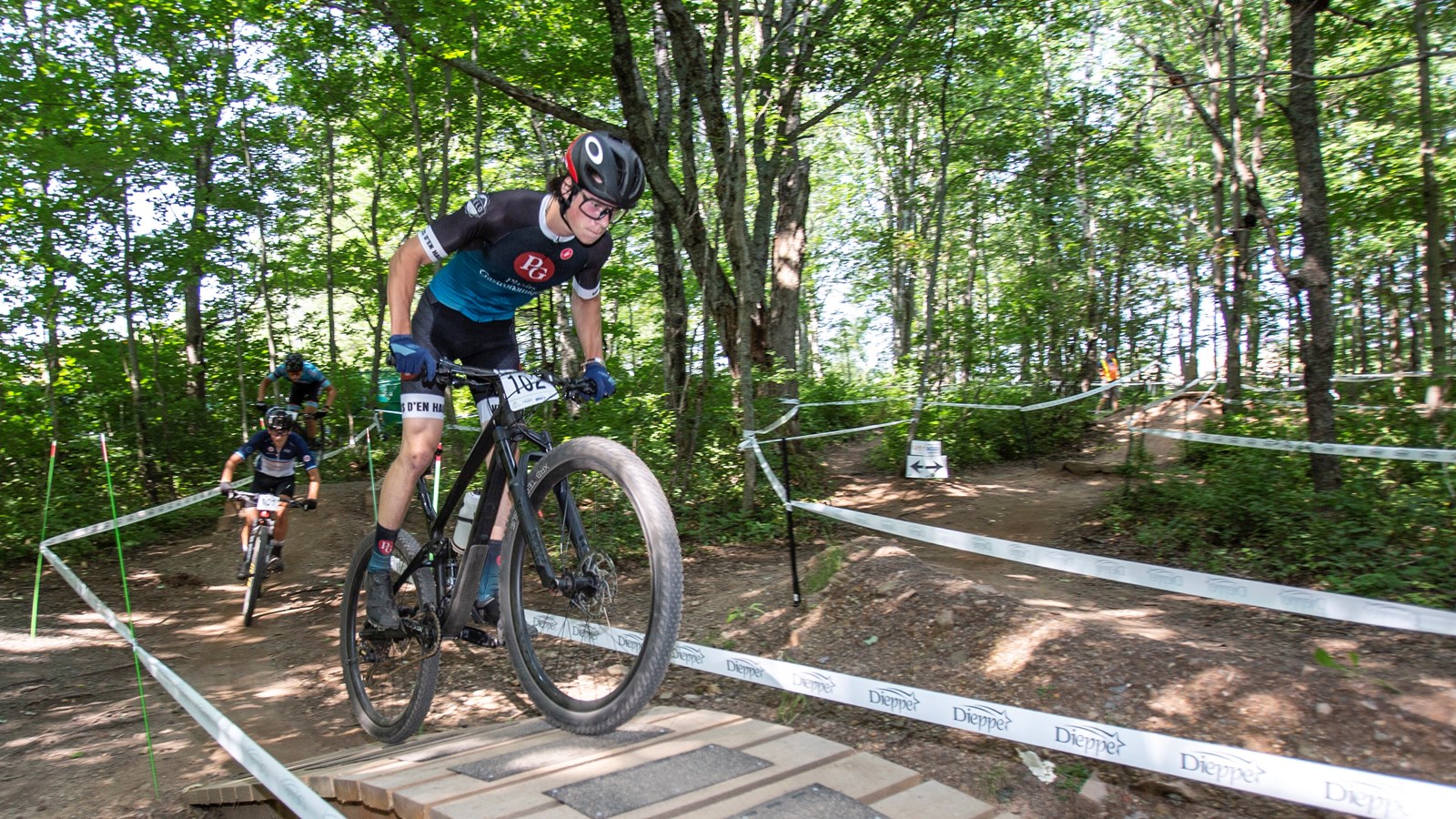 Marc-André Genest lors de l’épreuve du Cross-Country – circuit court à la Coupe CANADA de Dieppe, N-B.