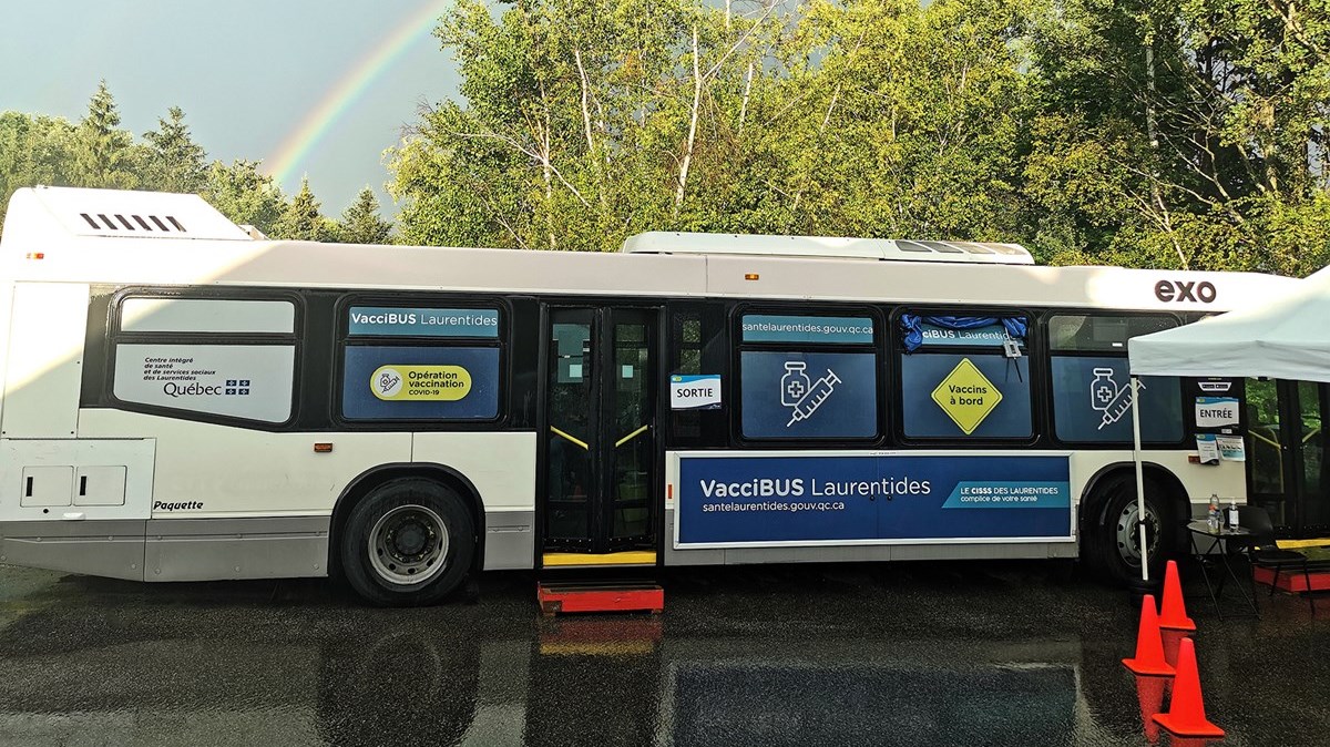 Fin des opérations du VacciBUS du CISSS des Laurentides et d'exo