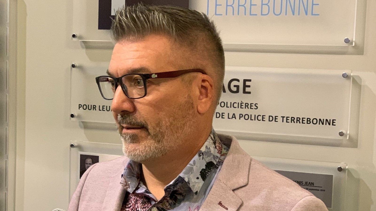Patrick Lepage, président de la Fraternité des policiers de Terrebonne.