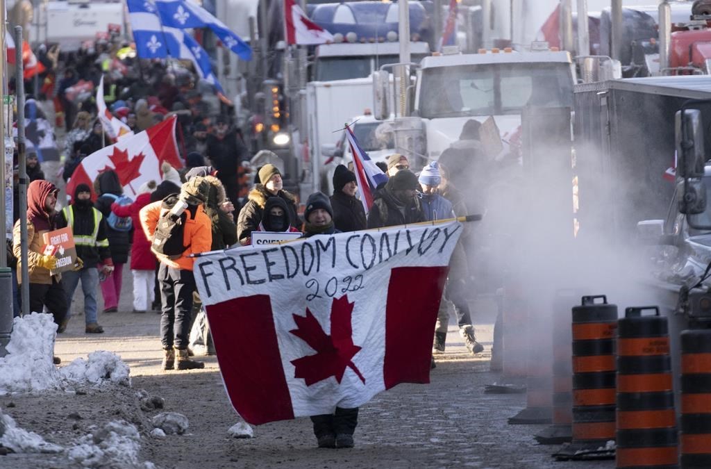 Le «convoi de la liberté» à Ottawa est choisi «Nouvelle de l'année au Canada»