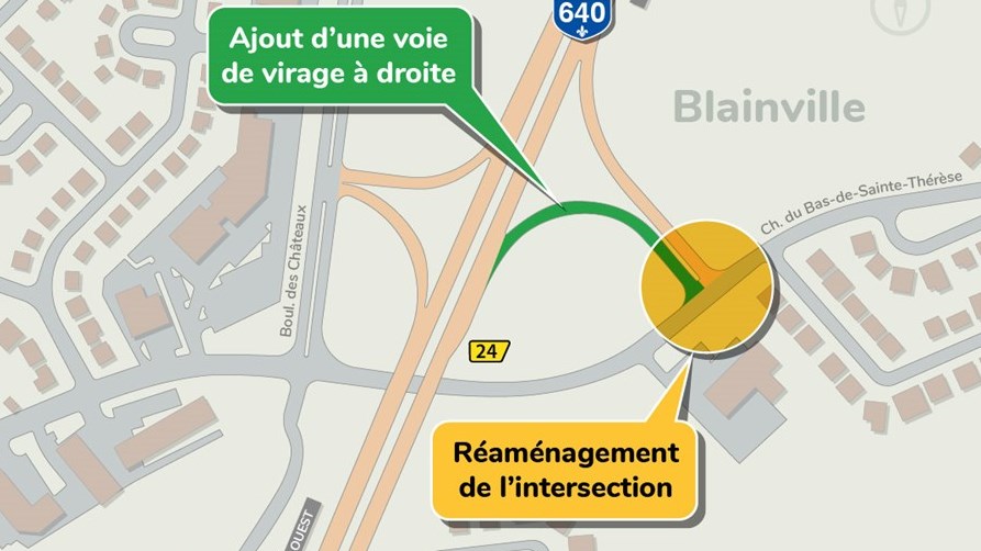 Le gouvernement et la Ville de Blainville s’unissent pour améliorer la sécurité et la fluidité