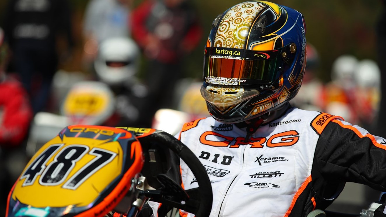 Matthew Taskinen sur Kart CRG