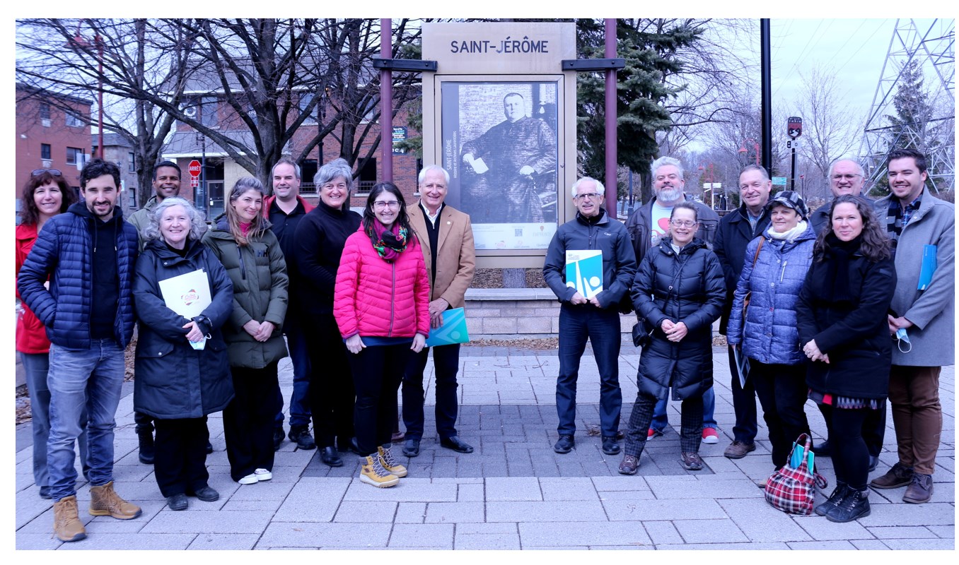 Loisirs Laurentides, en partenariat avec La Station Culturelle, a lancé aujourd’hui à la Vieille gare de Saint-Jérôme le projet régional «Empreinte»