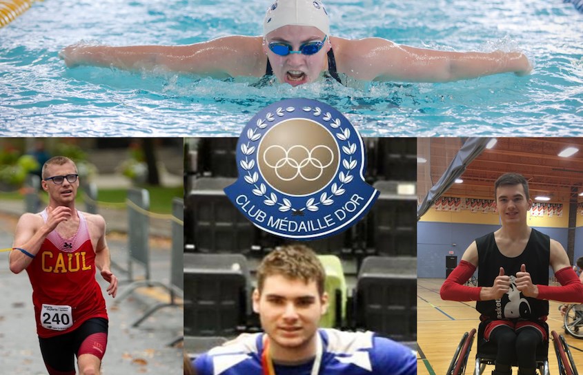 Quatre para-athlètes font leur entrée au Club de la médaille d’or