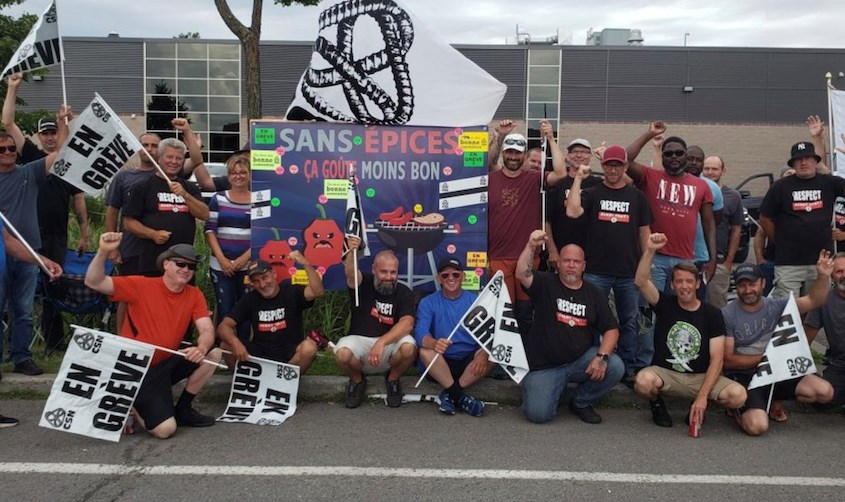 Le syndicat des employé-es de la Cie Montour–CSN dénonce l’usage illégal de scabs