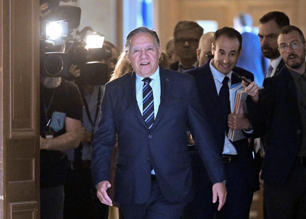 François Legault obtient 98,61 % à son vote de confiance