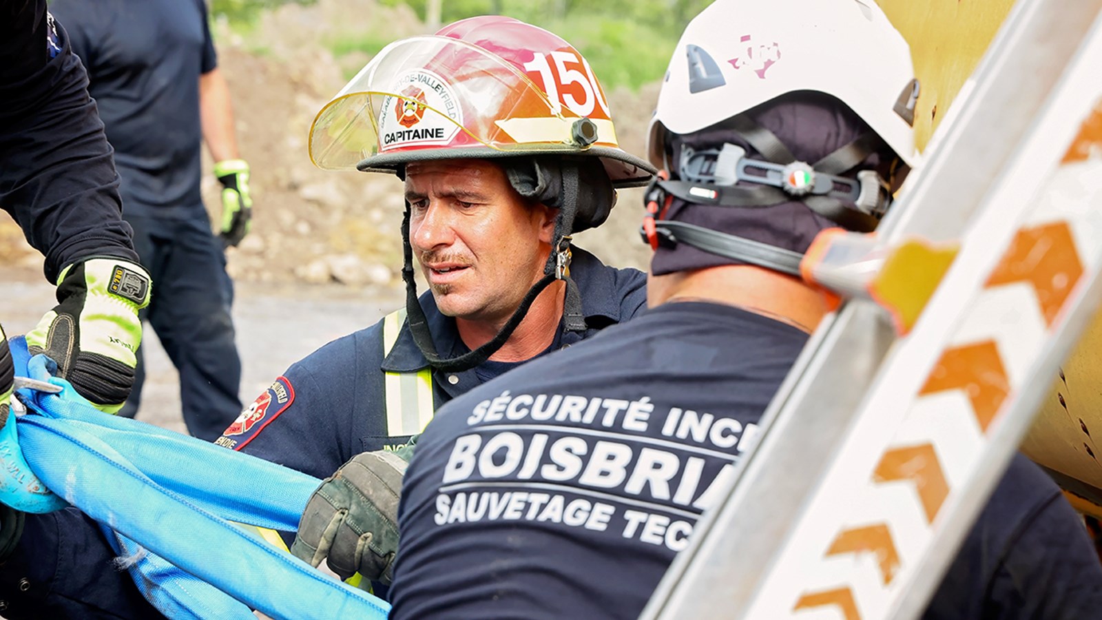 Les pompiers de Boisbriand participent à une formation unique 