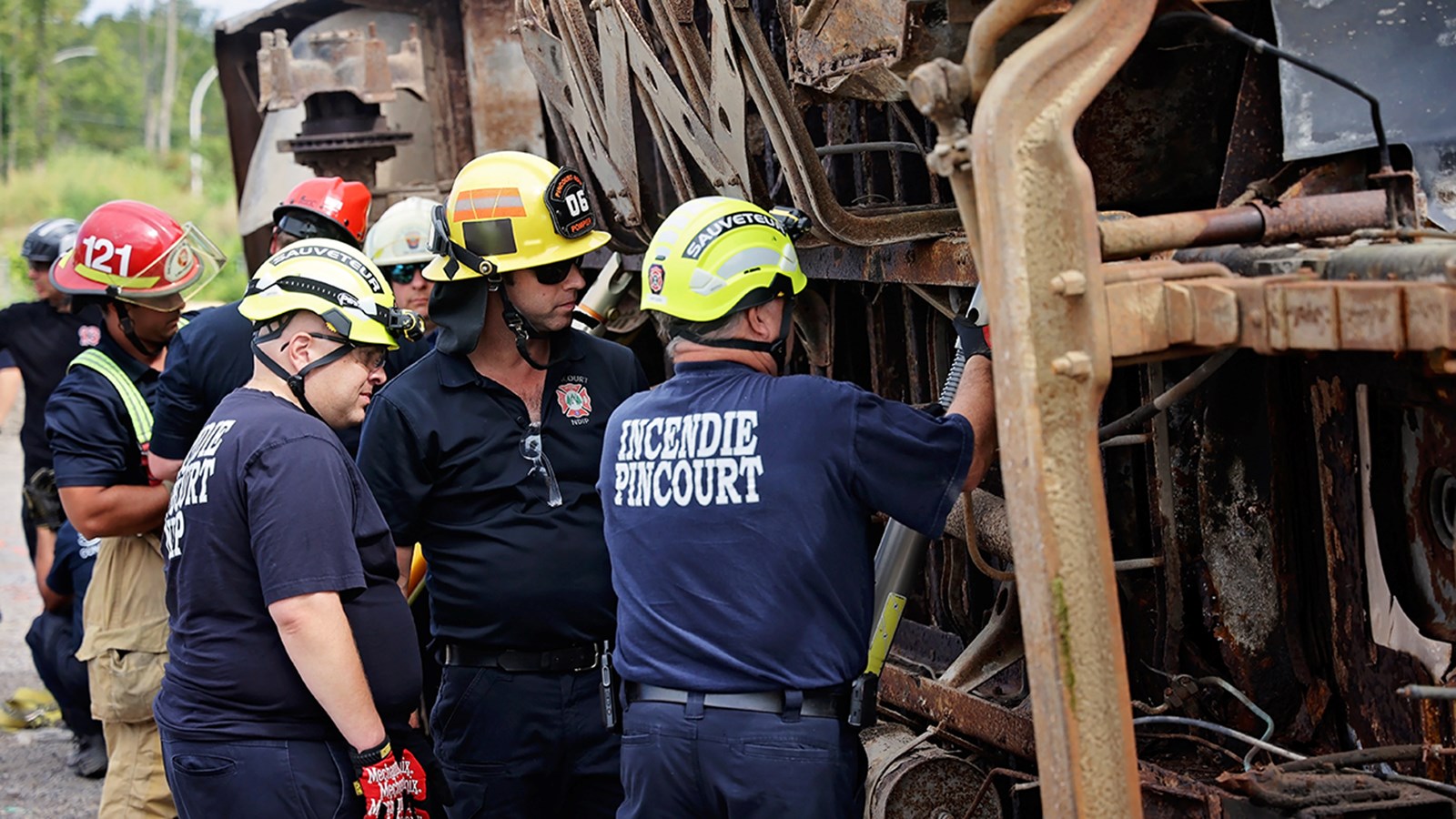 Les pompiers de Boisbriand participent à une formation unique 