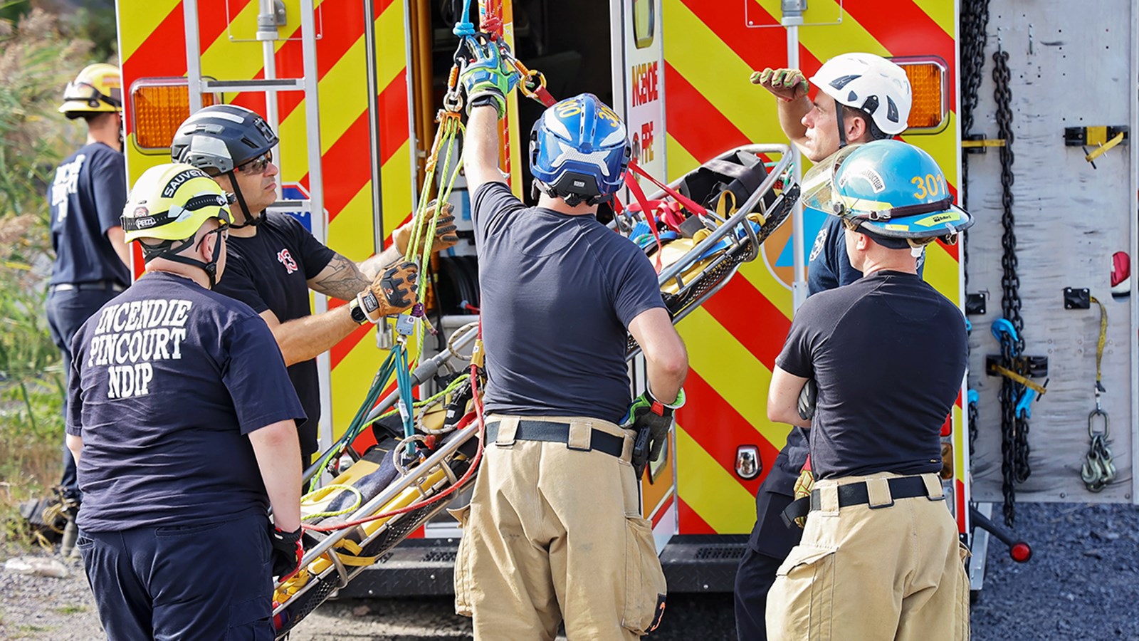 Les pompiers de Boisbriand participent à une formation unique 
