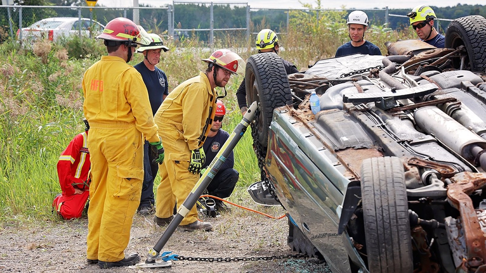 Les pompiers de Boisbriand participent à une formation unique 