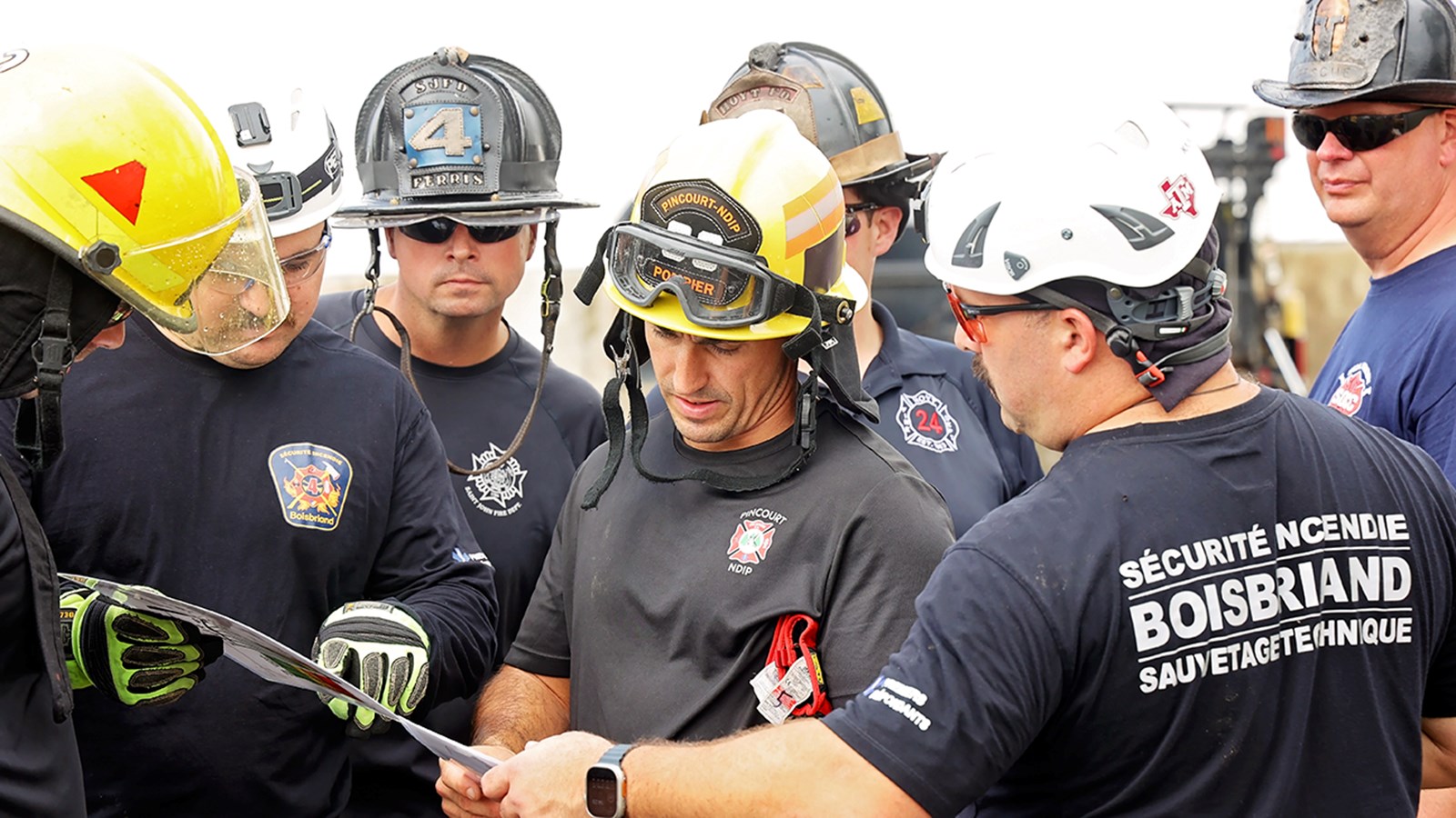 Les pompiers de Boisbriand participent à une formation unique 