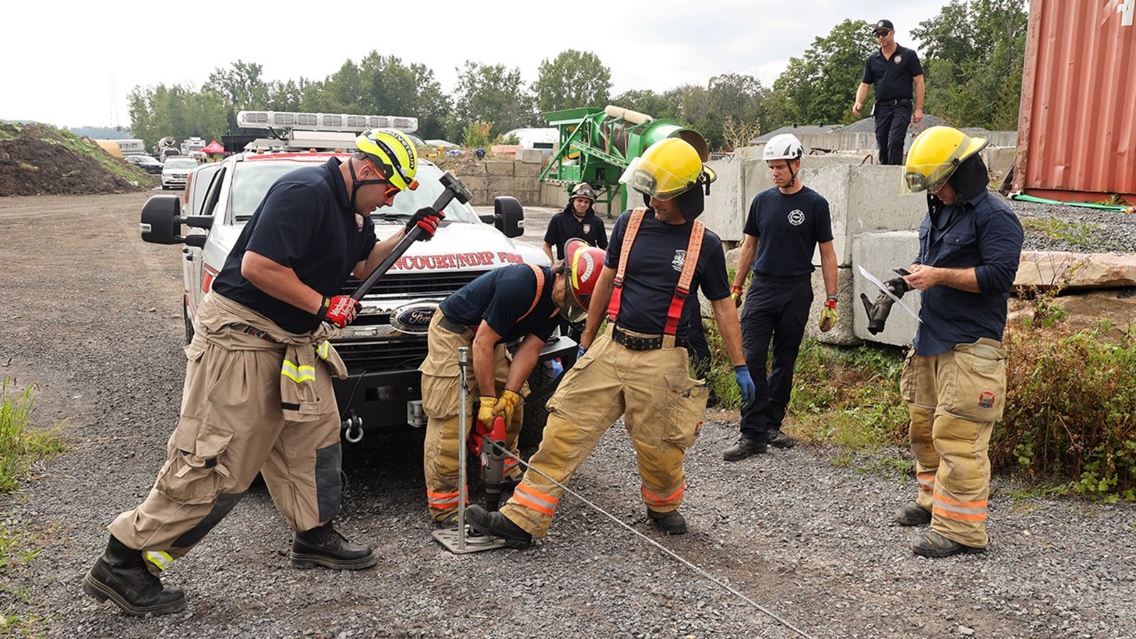 Les pompiers de Boisbriand participent à une formation unique 