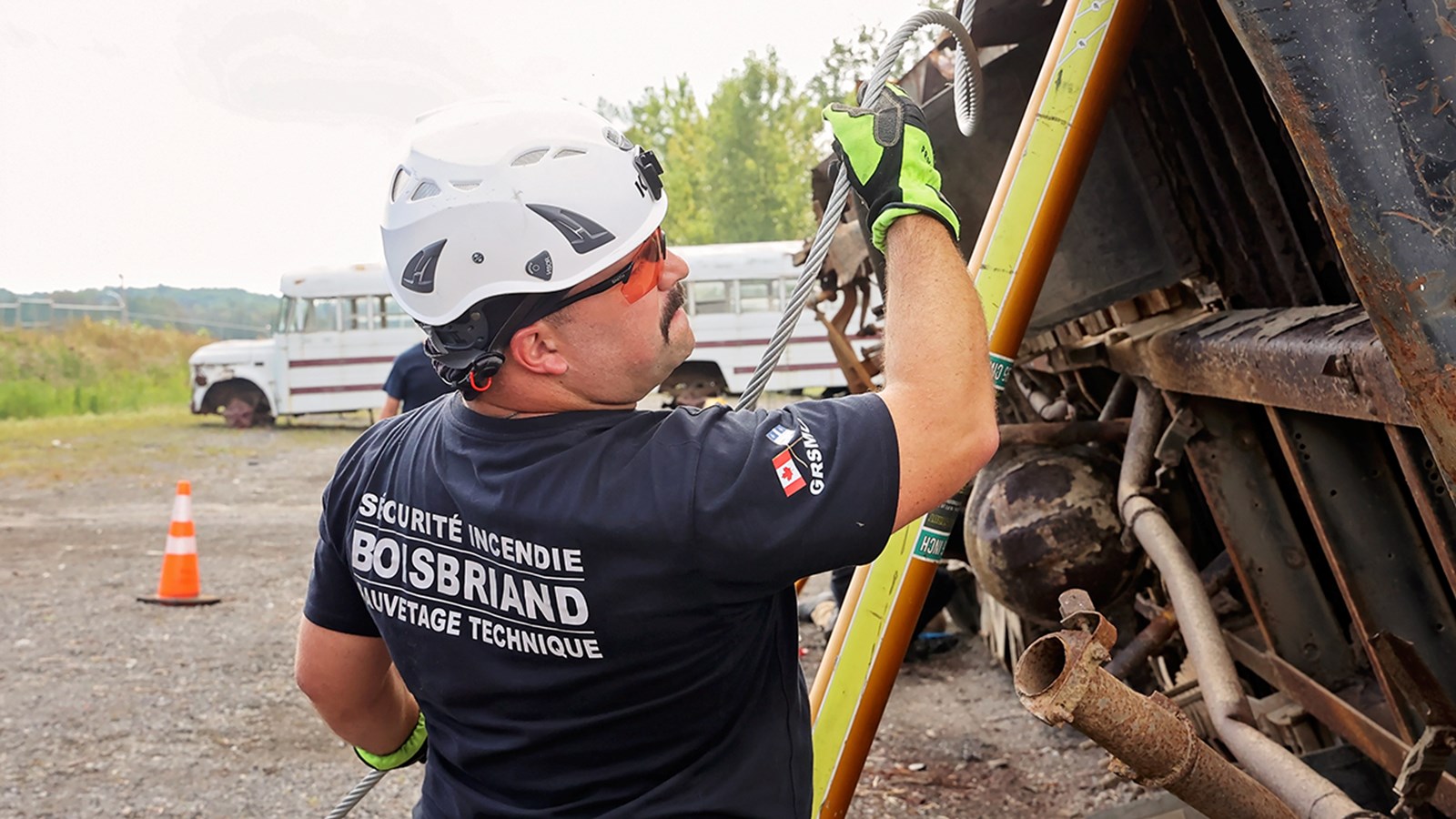 Les pompiers de Boisbriand participent à une formation unique 