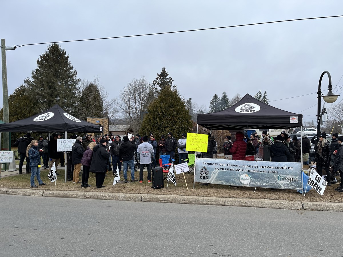 Grève confirmée dans les services municipaux à Mont-Tremblant