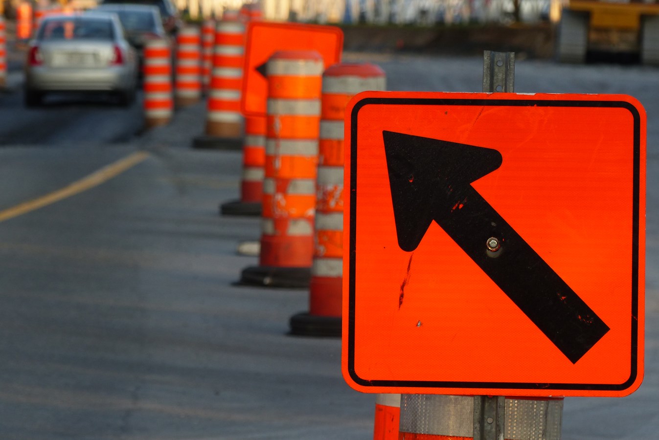 Travaux de réparation sur le pont Vachon