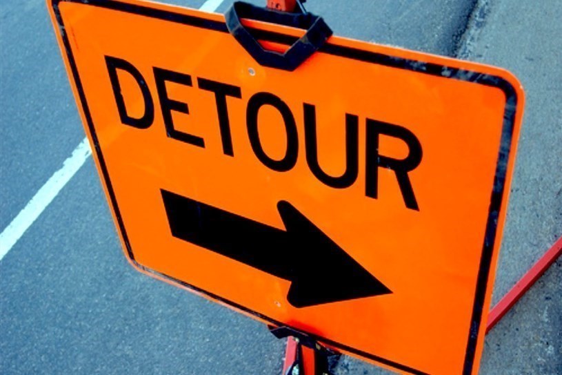 Fermetures de nuit sur la route 335