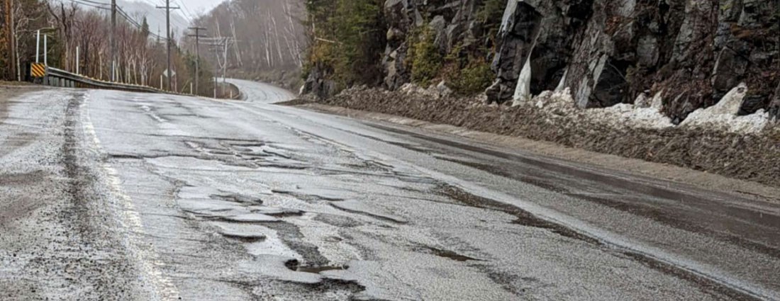 Une route de Saint-Adolphe-d'Howard nommée la pire route du Québec