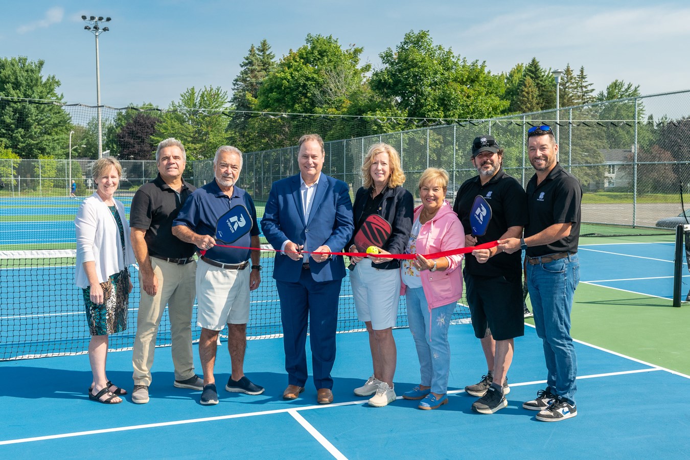 Lorraine inaugure ses nouveaux terrains de tennis et de pickleball
