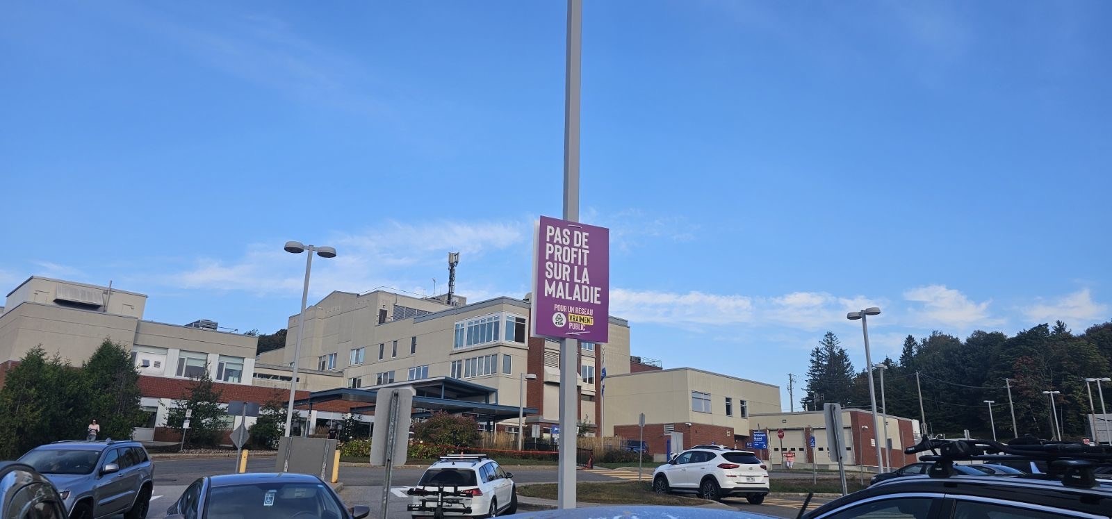 La CSN se mobilise dans les Laurentides pour le réseau de la santé public