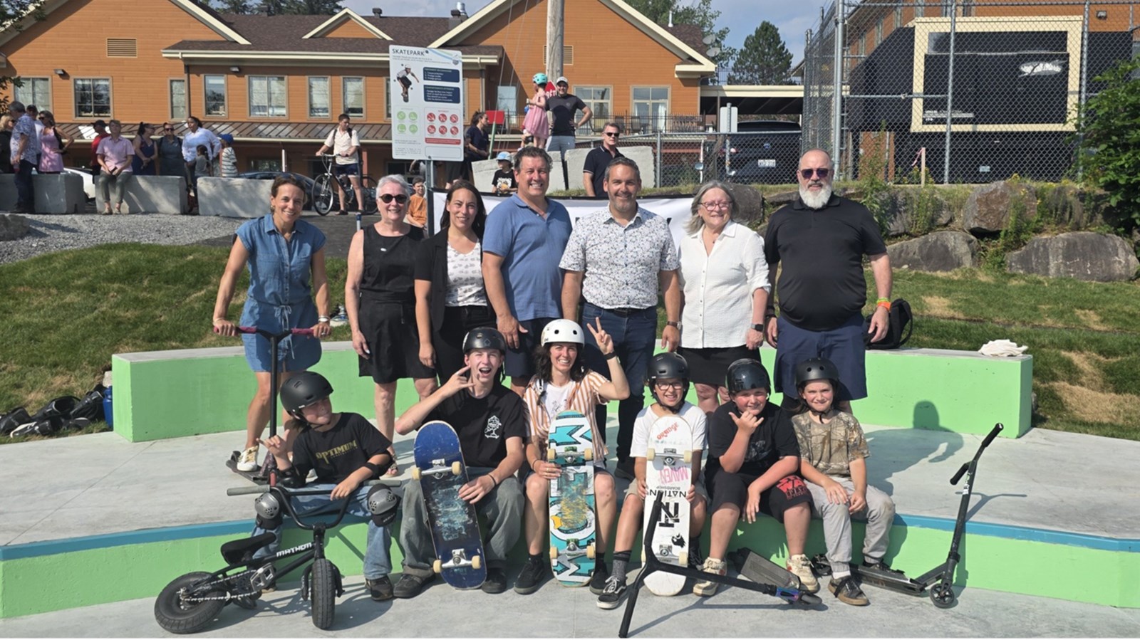 Une fête pour inaugurer le nouveau skatepark de Saint-Donat