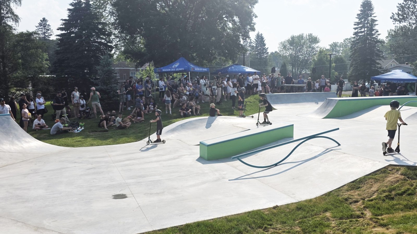 Une fête pour inaugurer le nouveau skatepark de Saint-Donat